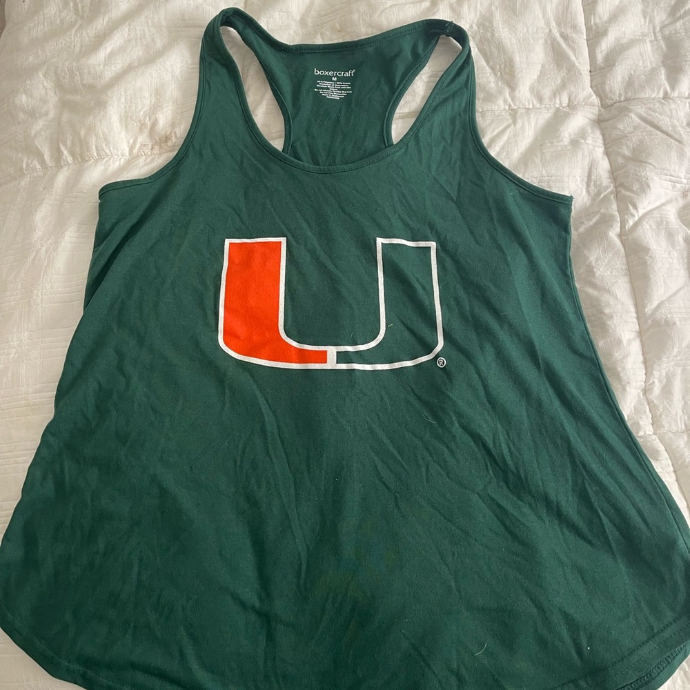 Miami hurricanes tank top
